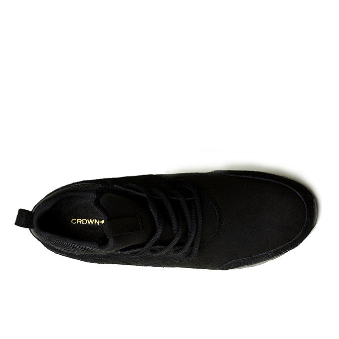 CRDWN footwear - wasson black snake shoe
